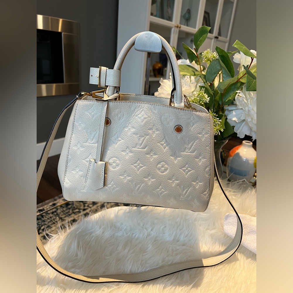 Louis Vuitton Montaigne Impreinte leather